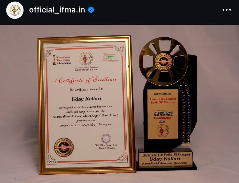 Uday Productions Award