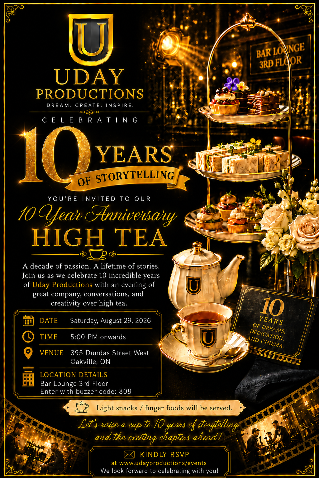 Uday Productions 10 Year Anniversary Event